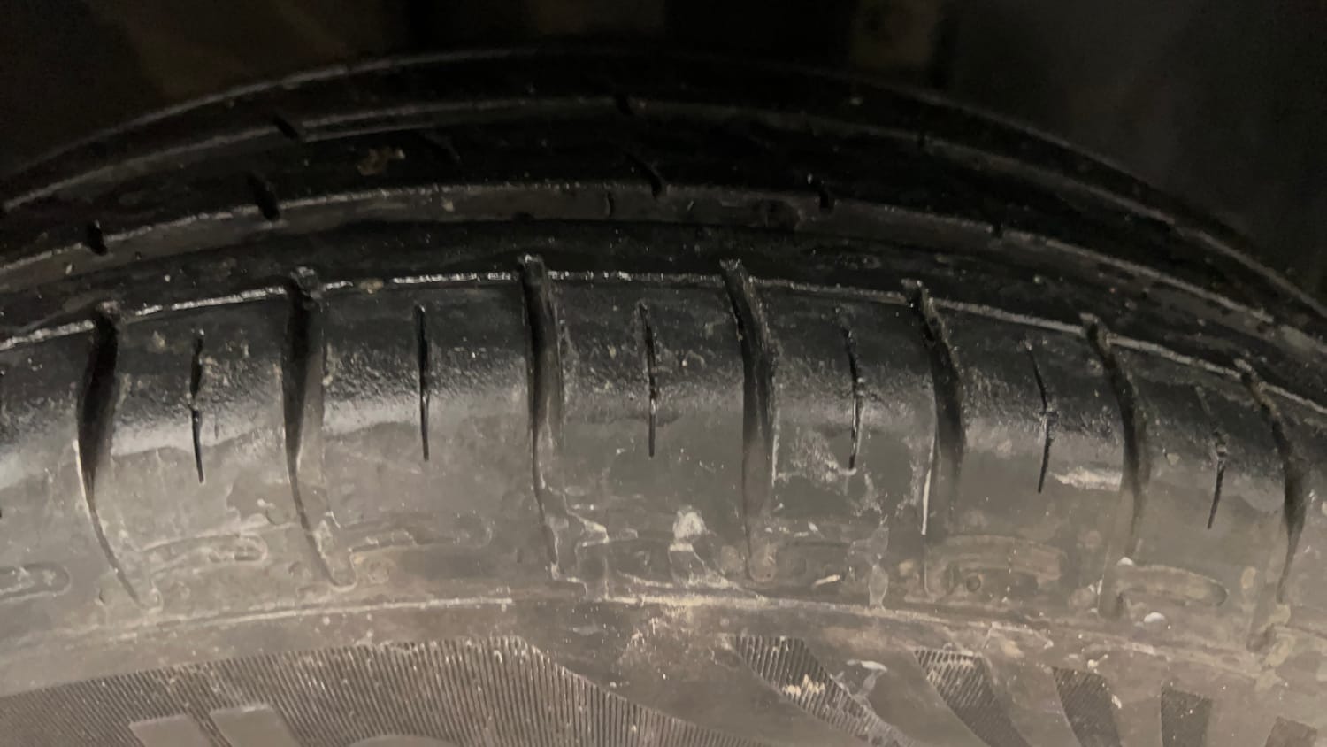 Used 2021 Renault Kwid CLIMBER 1.0 (O) Petrol Manual tyres RIGHT FRONT TYRE TREAD VIEW