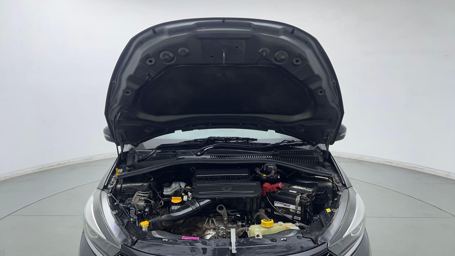 Used 2023 Tata Tigor XZ Plus Leatherette Pack Petrol Manual engine ENGINE & BONNET OPEN FRONT VIEW