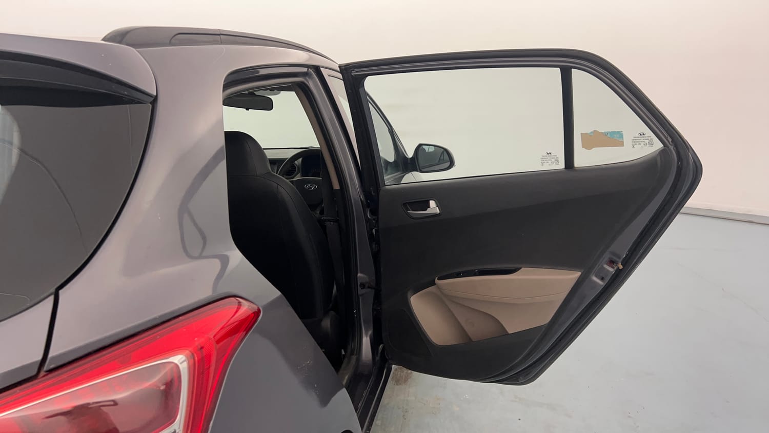 Used 2019 Hyundai Grand i10 Sportz 1.2 Kappa VTVT Petrol Manual interior RIGHT REAR DOOR OPEN VIEW