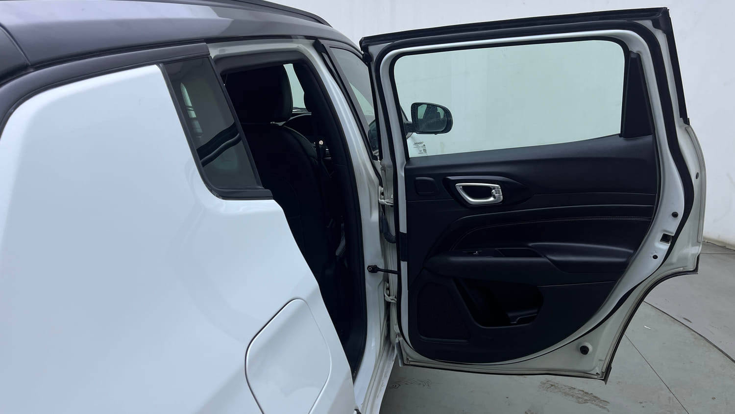Used 2022 Jeep Compass Model S (O) Diesel 4x4 AT Diesel Automatic interior RIGHT REAR DOOR OPEN VIEW