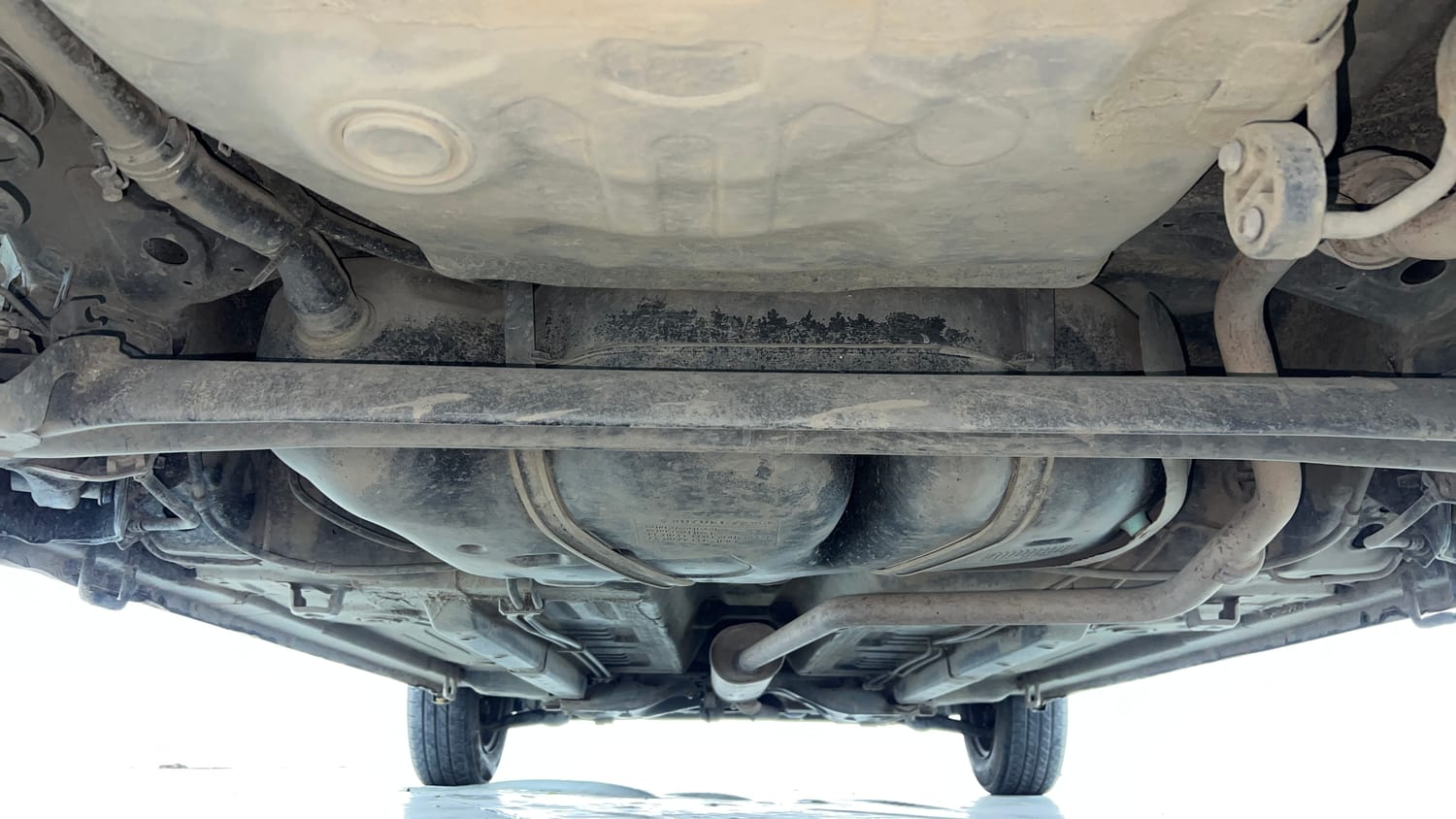 Used 2015 Maruti Suzuki Celerio VXi AMT Petrol Automatic extra REAR UNDERBODY VIEW (TAKEN FROM REAR)