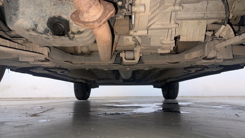 Used 2023 Tata Punch Accomplished AMT Petrol Automatic extra FRONT LEFT UNDERBODY VIEW