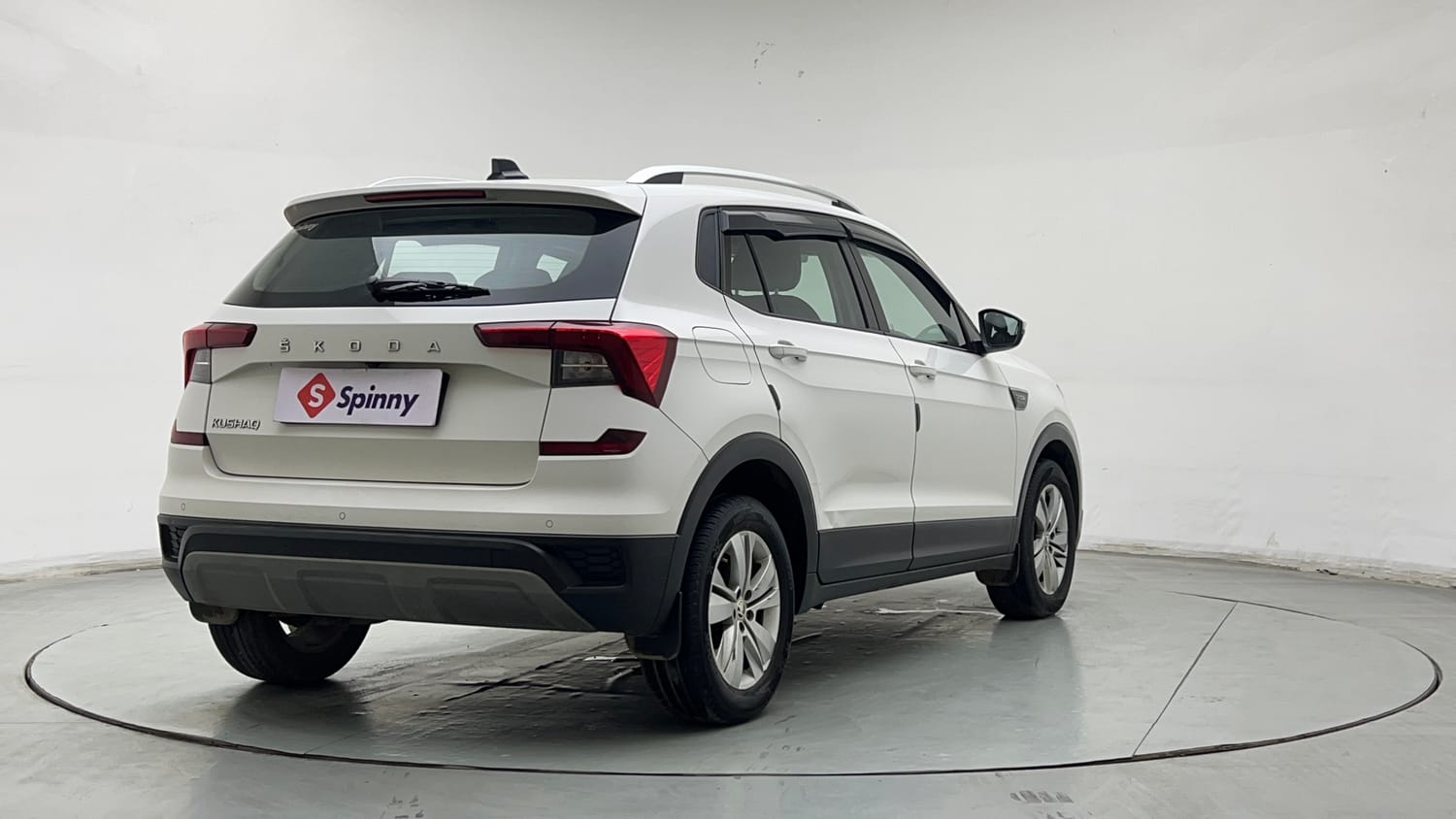 Used 2023 Skoda Kushaq Ambition 1.0L TSI MT Petrol Manual exterior RIGHT REAR CORNER VIEW