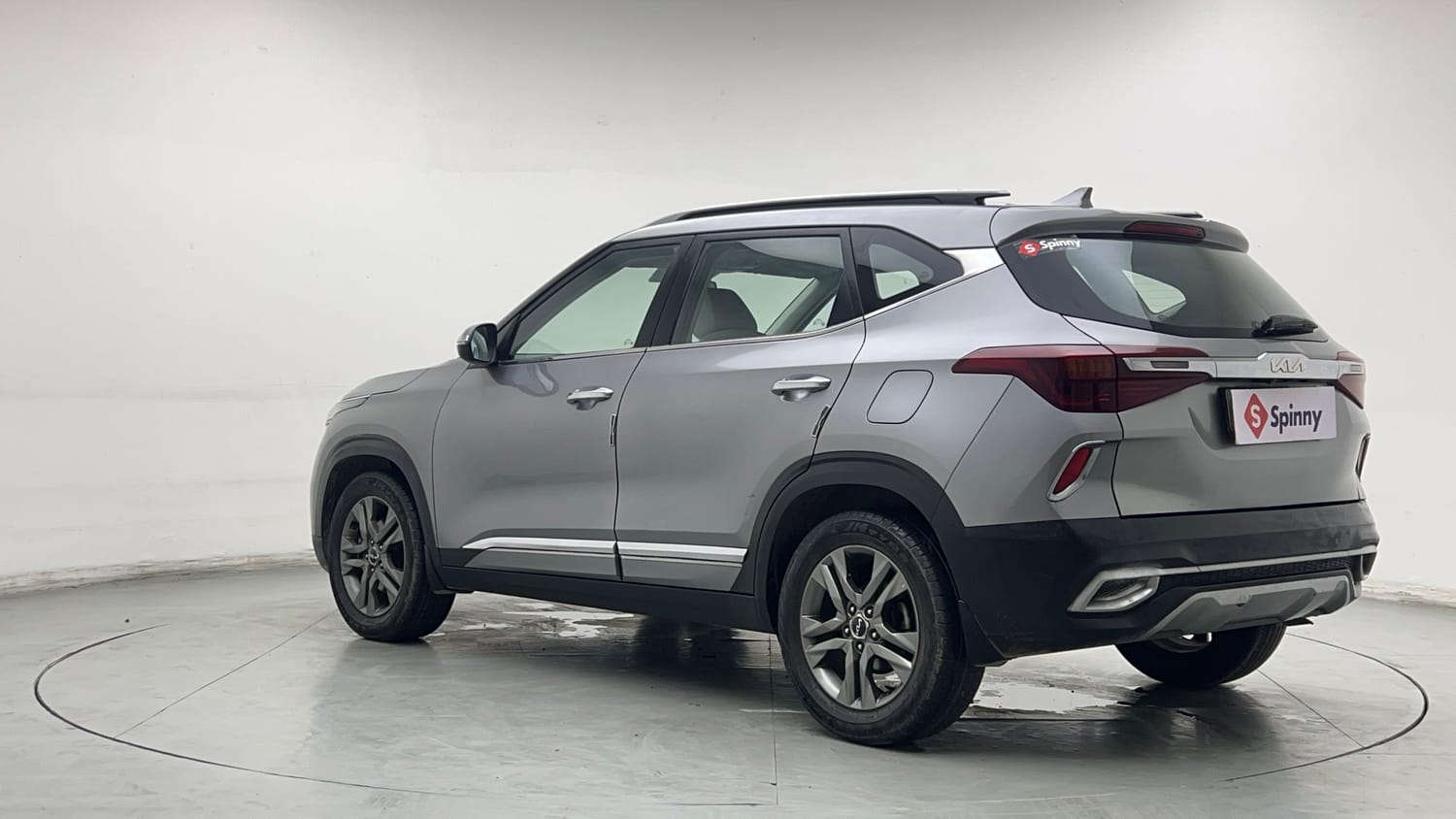 Used 2022 kia Seltos HTX 1.5 IVT Petrol Automatic exterior LEFT REAR CORNER VIEW