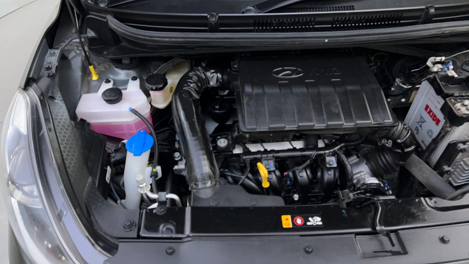 Used 2025 Hyundai Grand i10 Nios Asta 1.2 Kappa AMT Petrol Automatic engine ENGINE RIGHT SIDE VIEW