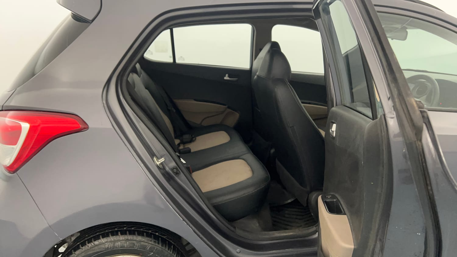 Used 2019 Hyundai Grand i10 Sportz 1.2 Kappa VTVT Petrol Manual interior RIGHT SIDE REAR DOOR CABIN VIEW