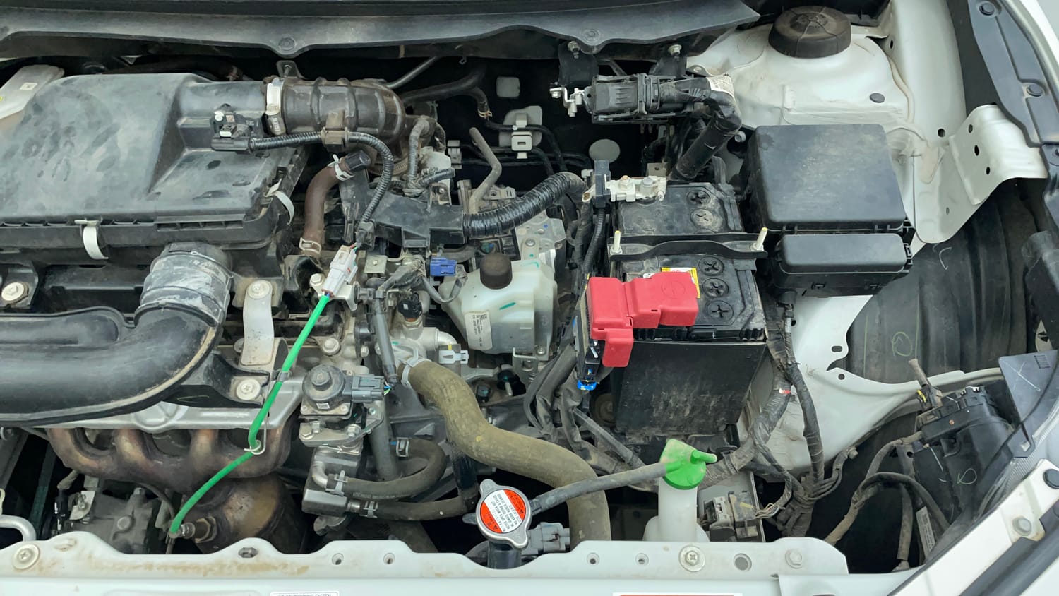 Used 2024 Maruti Suzuki Baleno Delta AGS Petrol Automatic engine ENGINE LEFT SIDE VIEW