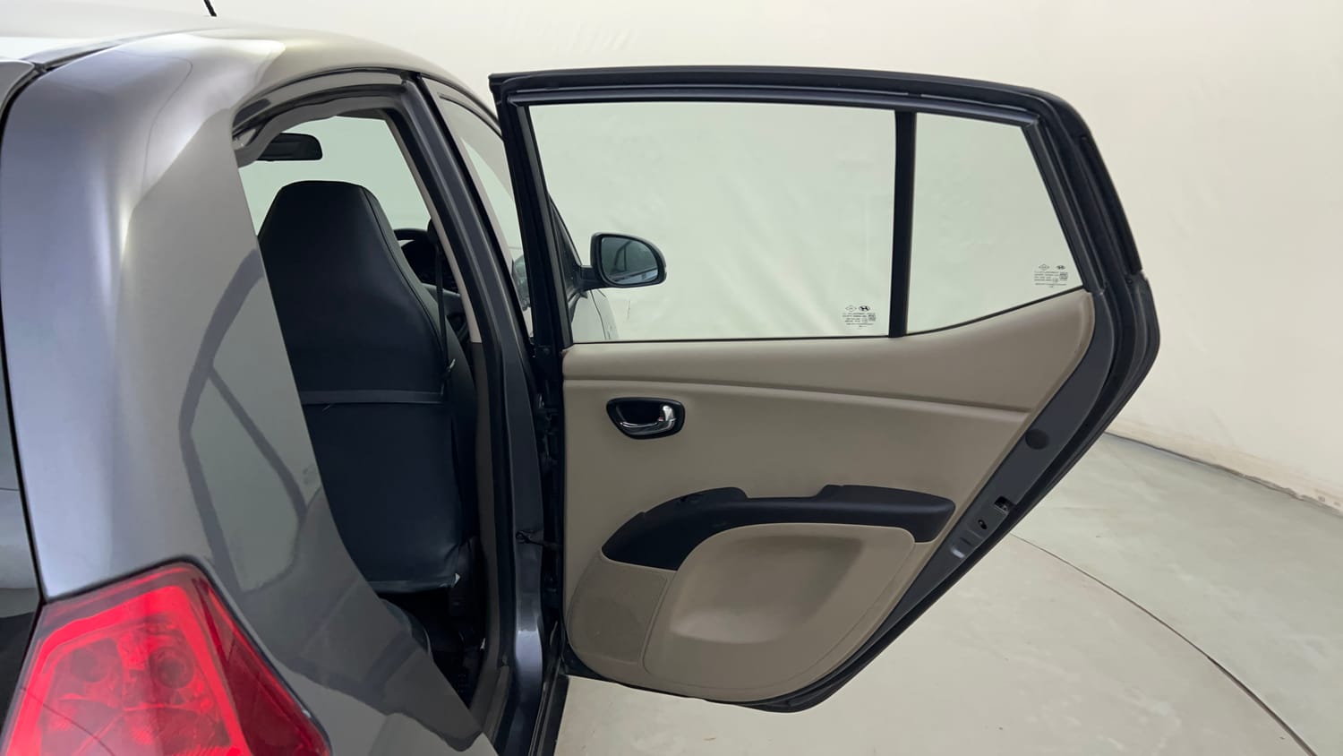 Used 2013 Hyundai i10 Sportz 1.2 Kappa2 Petrol Manual interior RIGHT REAR DOOR OPEN VIEW
