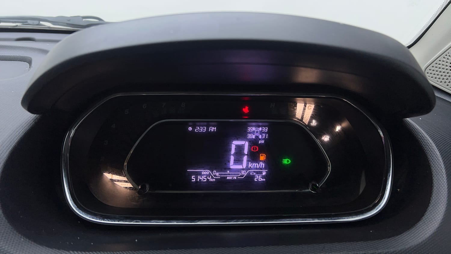 Used 2023 Tata Tigor XZ Plus Leatherette Pack Petrol Manual interior CLUSTERMETER VIEW