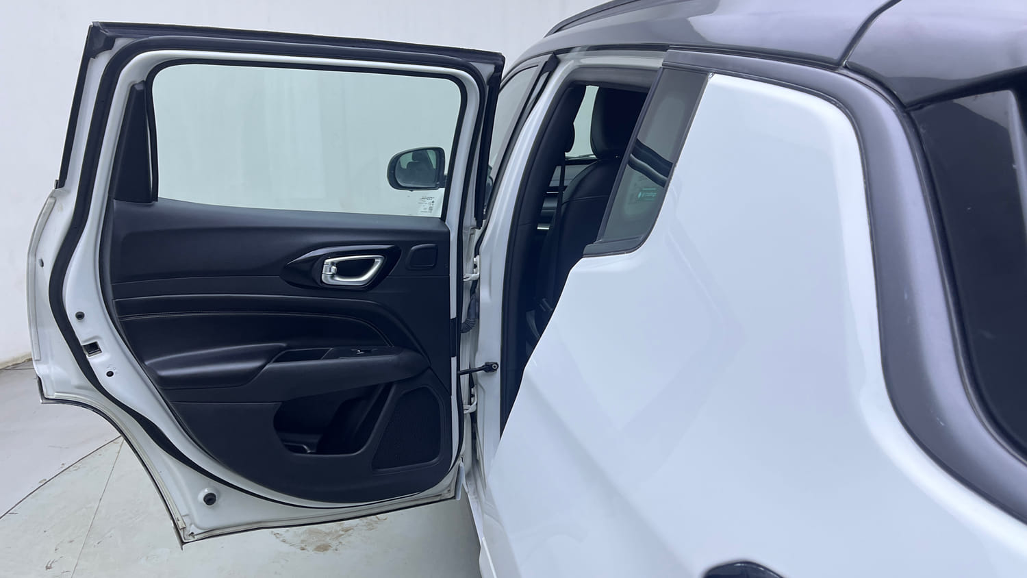 Used 2022 Jeep Compass Model S (O) Diesel 4x4 AT Diesel Automatic interior LEFT REAR DOOR OPEN VIEW