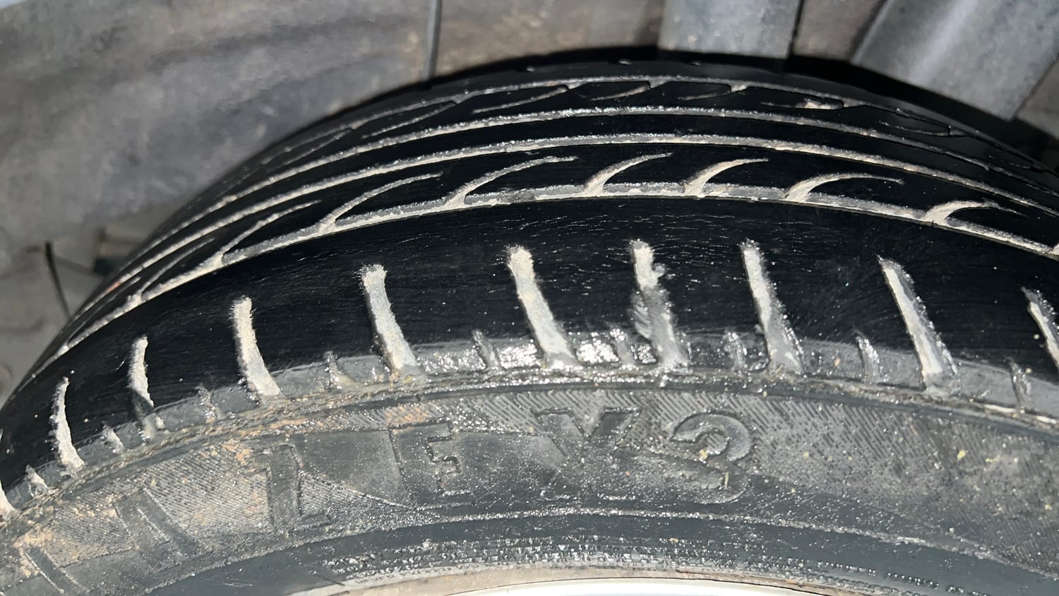Used 2019 Hyundai Grand i10 Sportz 1.2 Kappa VTVT Petrol Manual tyres LEFT REAR TYRE TREAD VIEW