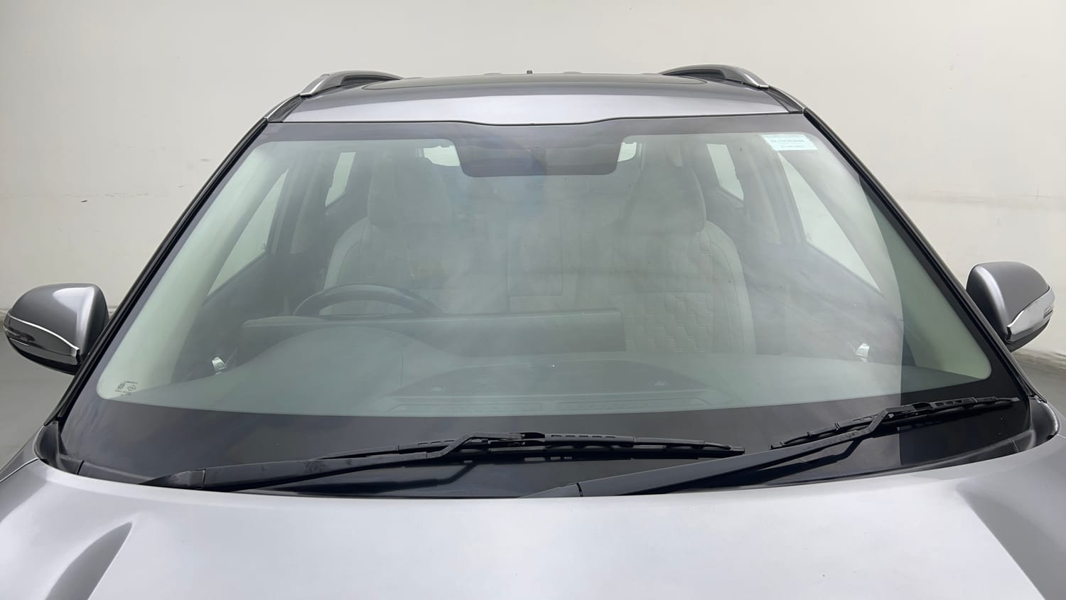 Used 2022 kia Seltos HTX 1.5 IVT Petrol Automatic exterior FRONT WINDSHIELD VIEW