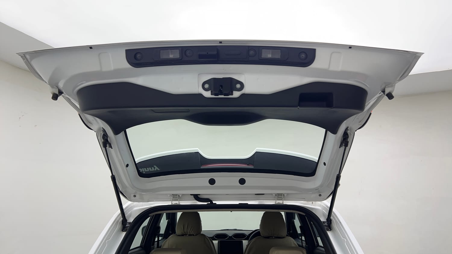 Used 2024 Nissan Magnite XE Petrol Manual interior DICKY DOOR OPEN VIEW