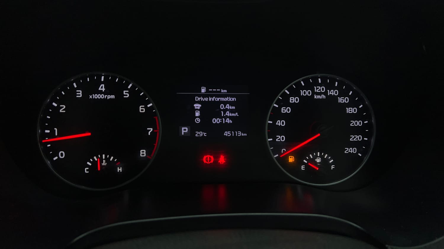 Used 2022 kia Seltos HTX 1.5 IVT Petrol Automatic interior CLUSTERMETER VIEW