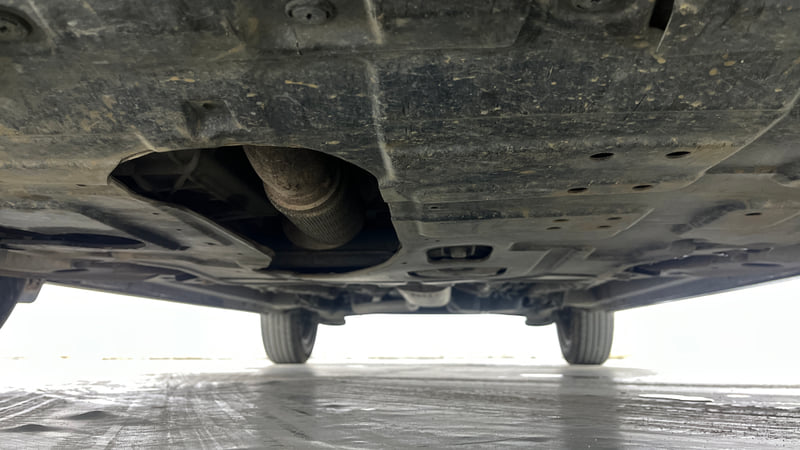 Used 2024 Mahindra XUV 3XO AX5L 1.2 Petrol AT Petrol Automatic extra FRONT LEFT UNDERBODY VIEW