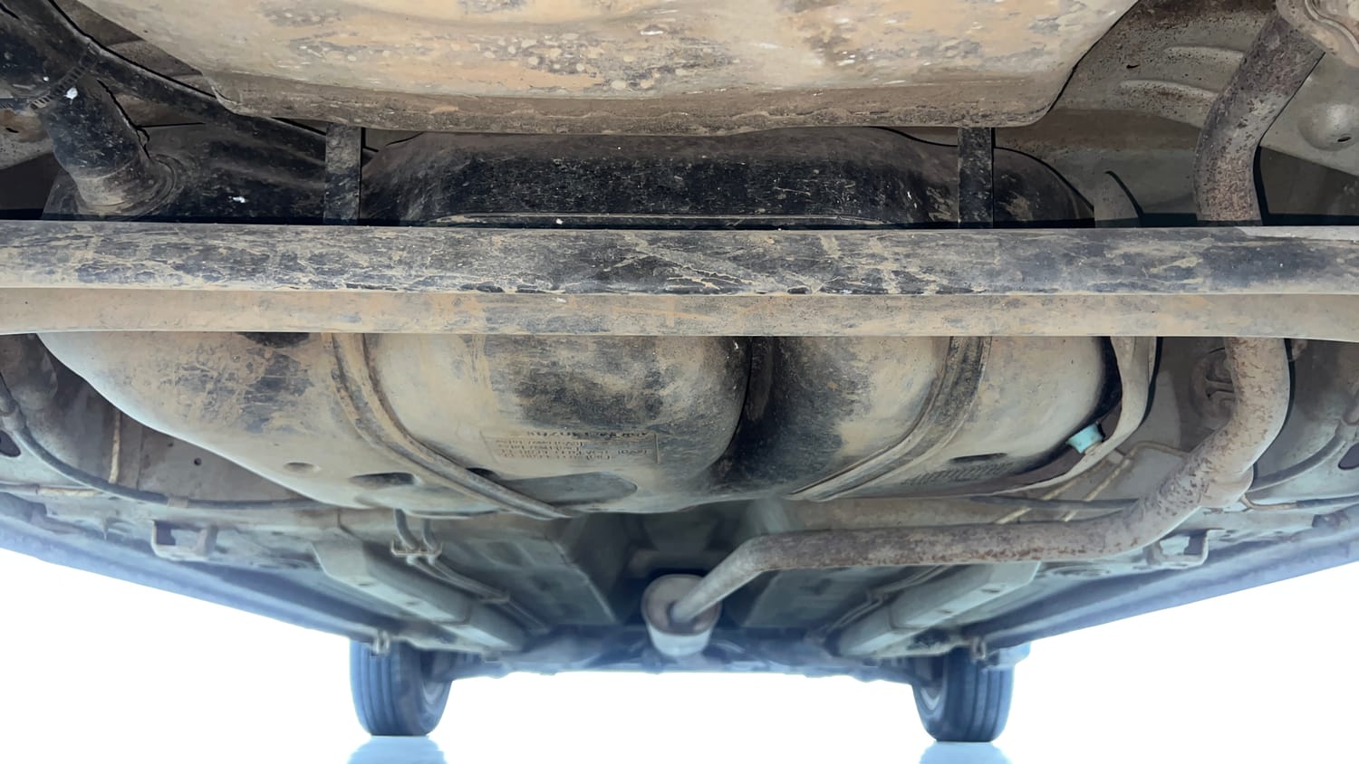 Used 2021 Maruti Suzuki Celerio VXi AMT Petrol Automatic extra REAR UNDERBODY VIEW (TAKEN FROM REAR)