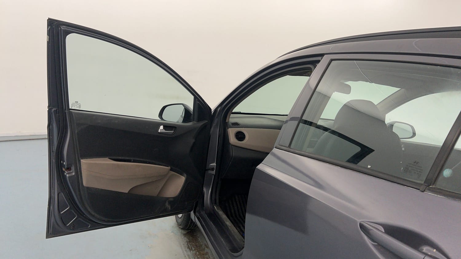 Used 2019 Hyundai Grand i10 Sportz 1.2 Kappa VTVT Petrol Manual interior LEFT FRONT DOOR OPEN VIEW