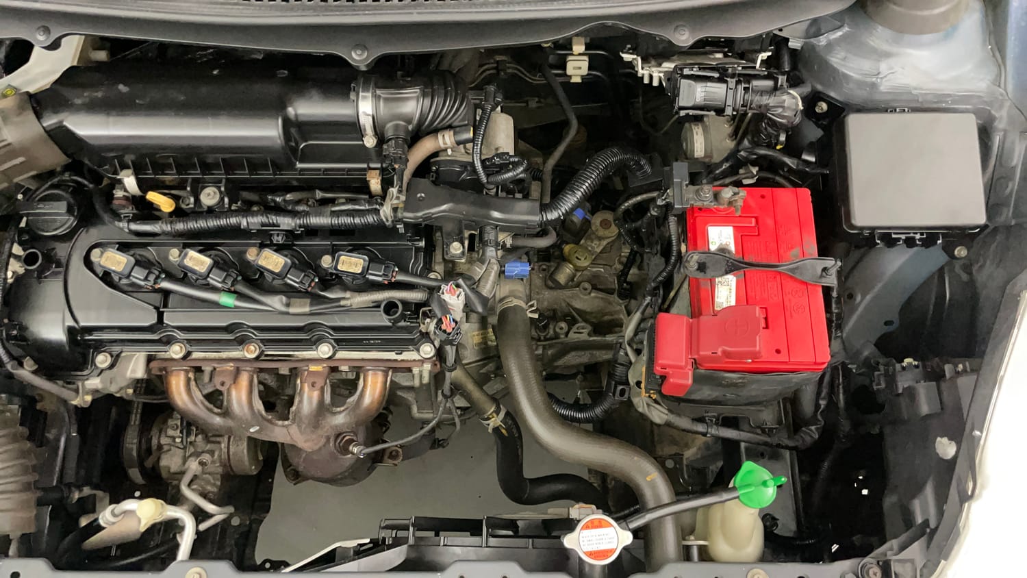 Used 2017 Maruti Suzuki Baleno Delta 1.2 Petrol Manual engine ENGINE LEFT SIDE VIEW