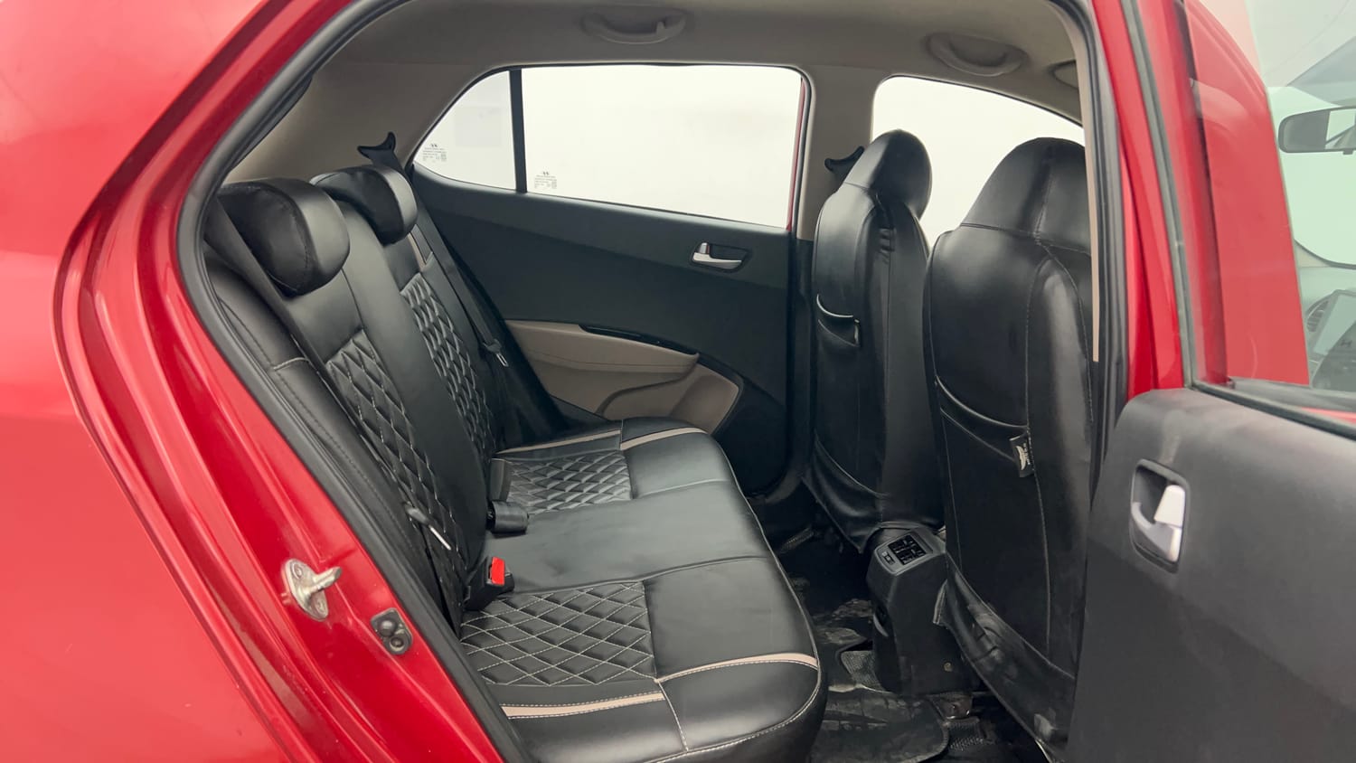 Used 2018 Hyundai Grand i10 Asta 1.2 Kappa VTVT Petrol Manual interior RIGHT SIDE REAR DOOR CABIN VIEW