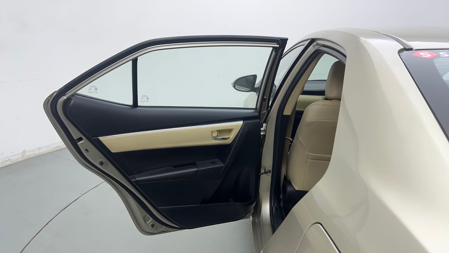 Used 2017 Toyota Corolla Altis VL CVT Petrol Petrol Automatic interior LEFT REAR DOOR OPEN VIEW