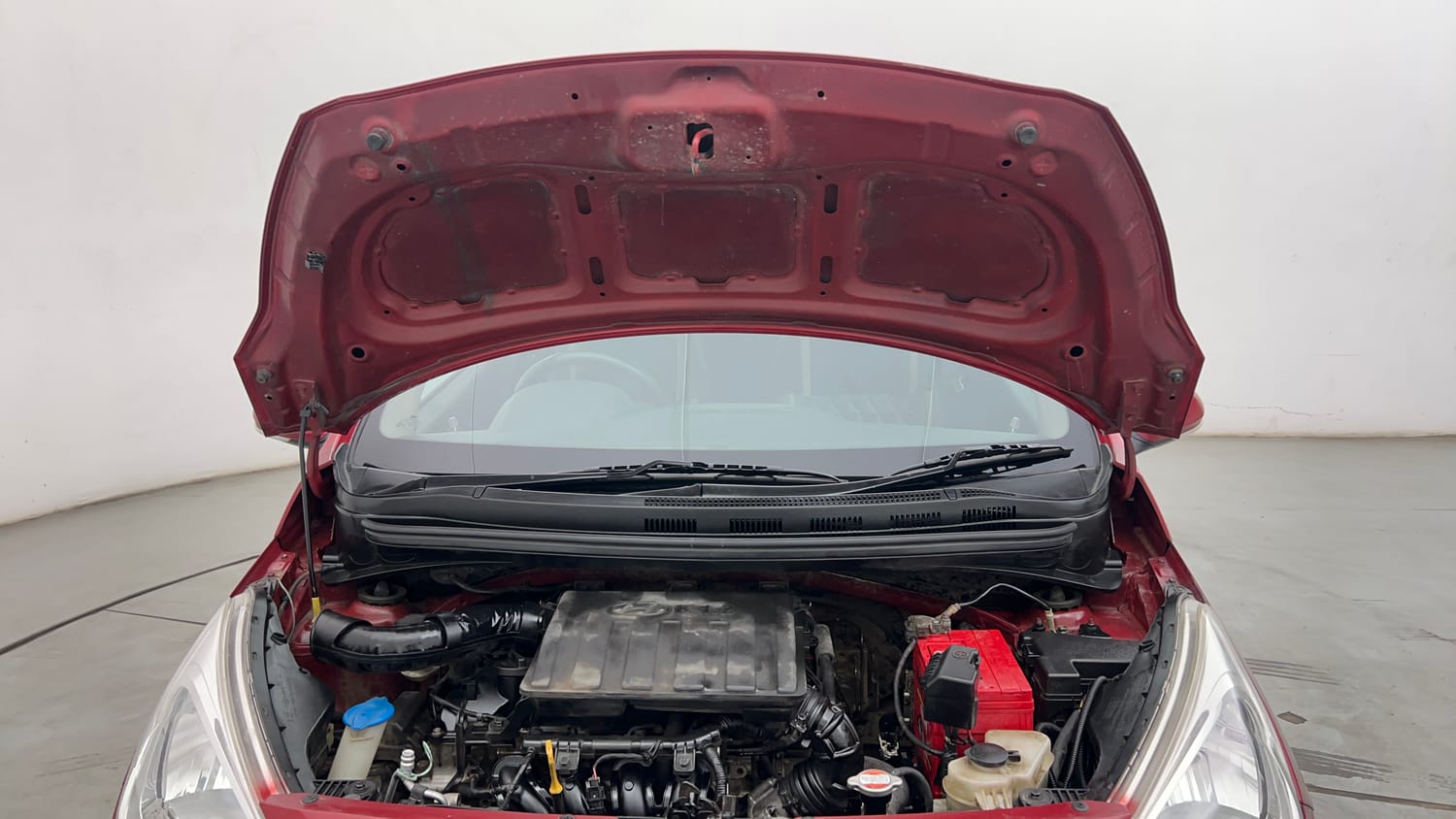 Used 2018 Hyundai Grand i10 Asta 1.2 Kappa VTVT Petrol Manual engine ENGINE & BONNET OPEN FRONT VIEW