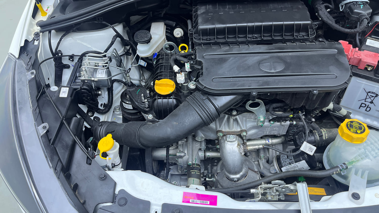 Used 2026 Tata Tiago XE Petrol Manual engine ENGINE RIGHT SIDE VIEW
