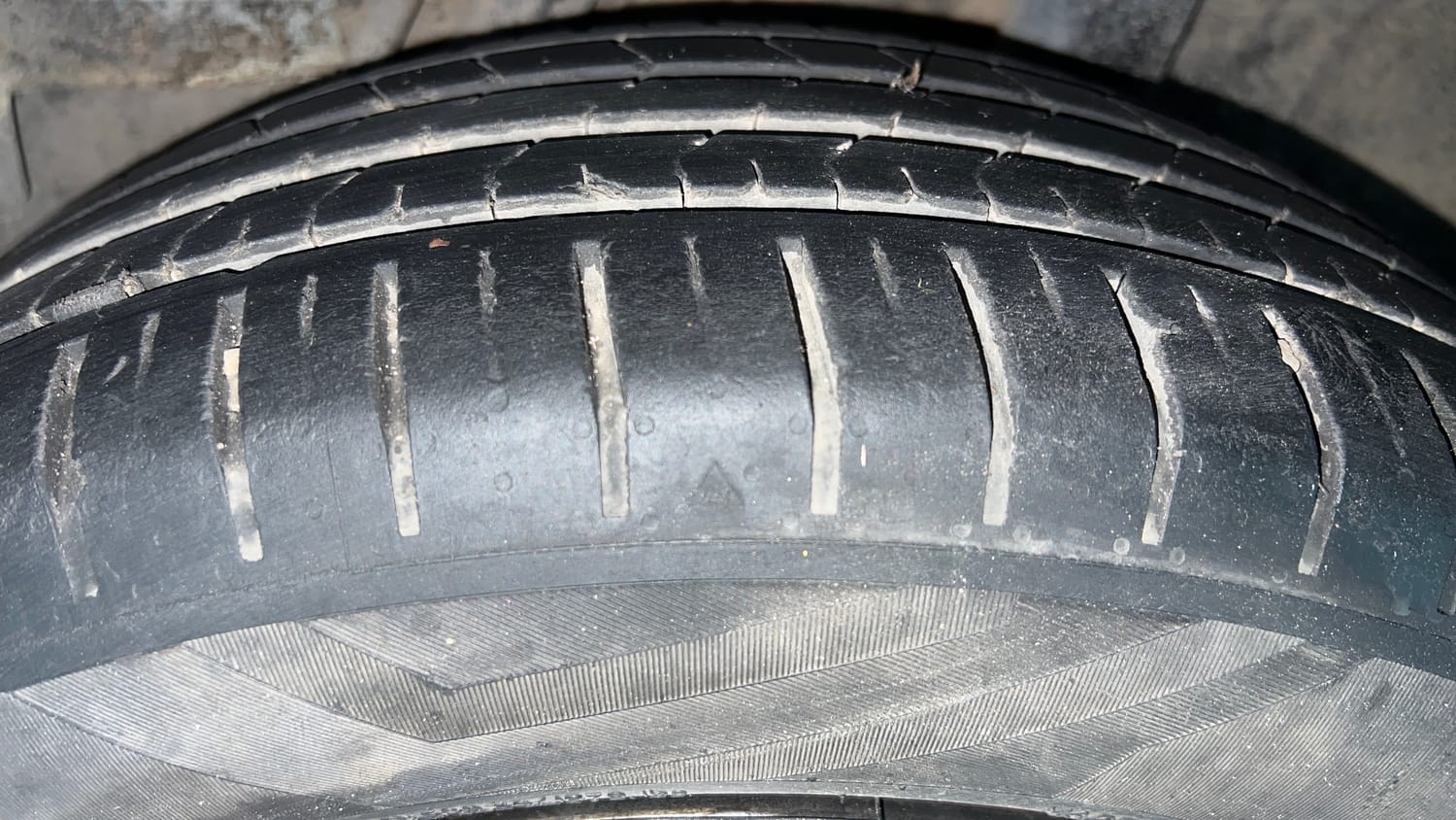 Used 2017 Honda WR-V S MT Petrol Petrol Manual tyres LEFT REAR TYRE TREAD VIEW