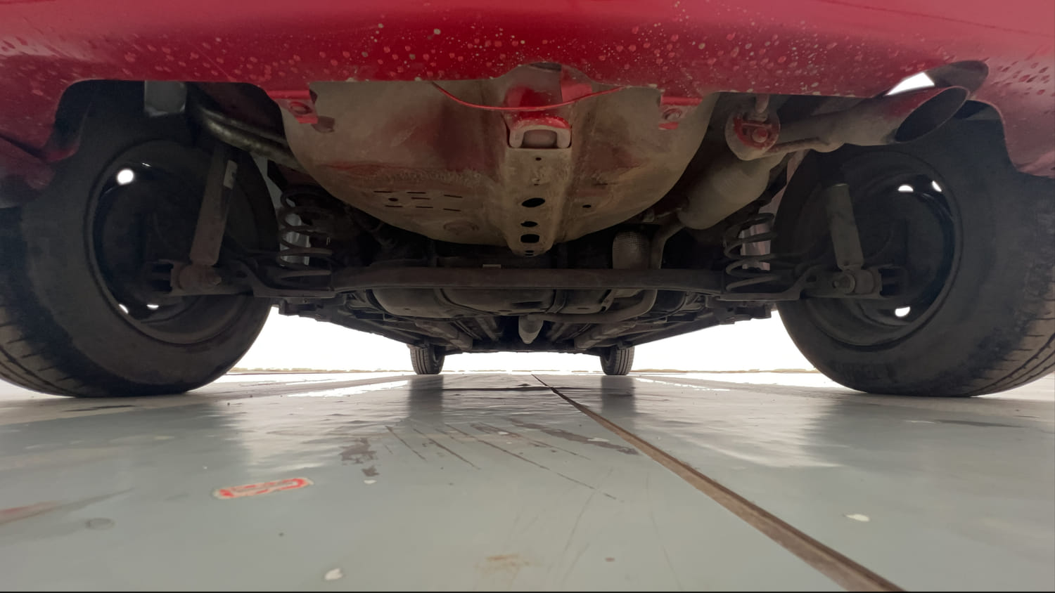 Used 2016 Maruti Suzuki Swift VXi Petrol Manual extra REAR UNDERBODY VIEW (TAKEN FROM REAR)