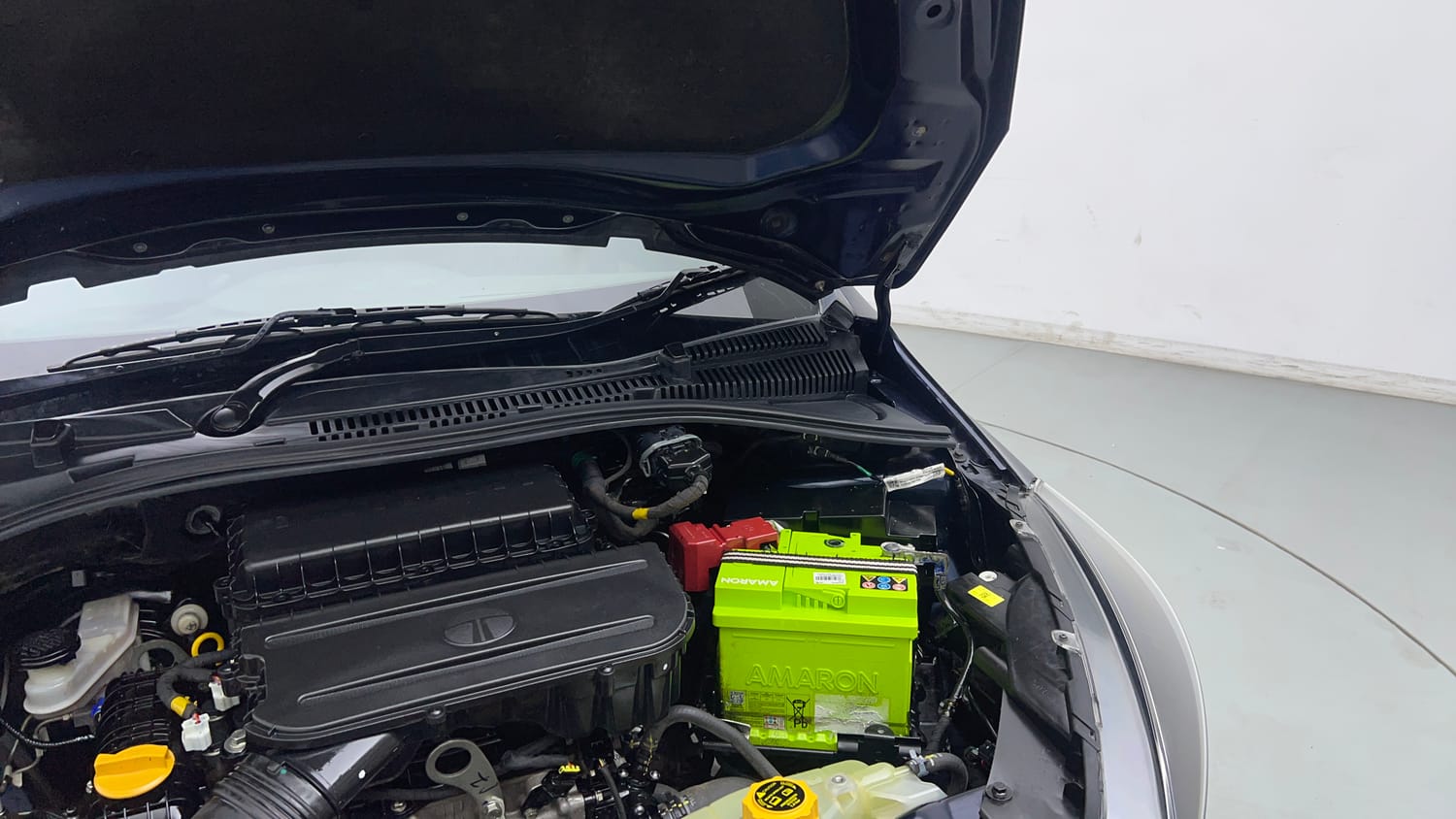 Used 2022 Tata Tigor XZ CNG Cng Manual engine ENGINE LEFT SIDE HINGE & APRON VIEW