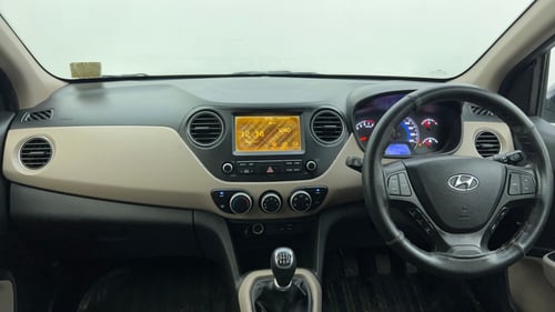 Used 2017 Hyundai Grand i10 Sportz (O) 1.2 Kappa VTVT Petrol Manual interior DASHBOARD VIEW