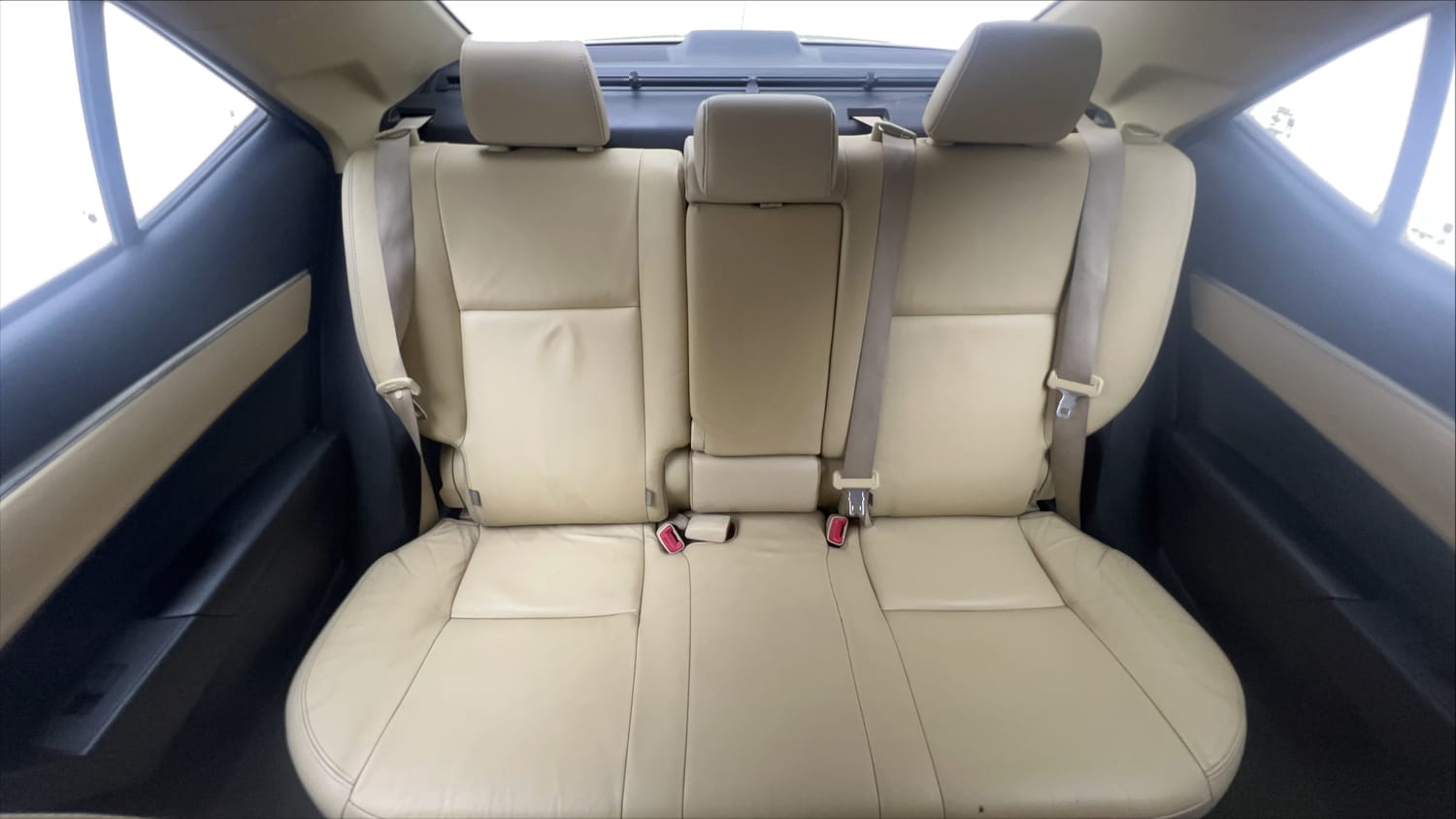 Used 2017 Toyota Corolla Altis VL CVT Petrol Petrol Automatic interior REAR SEAT CONDITION VIEW