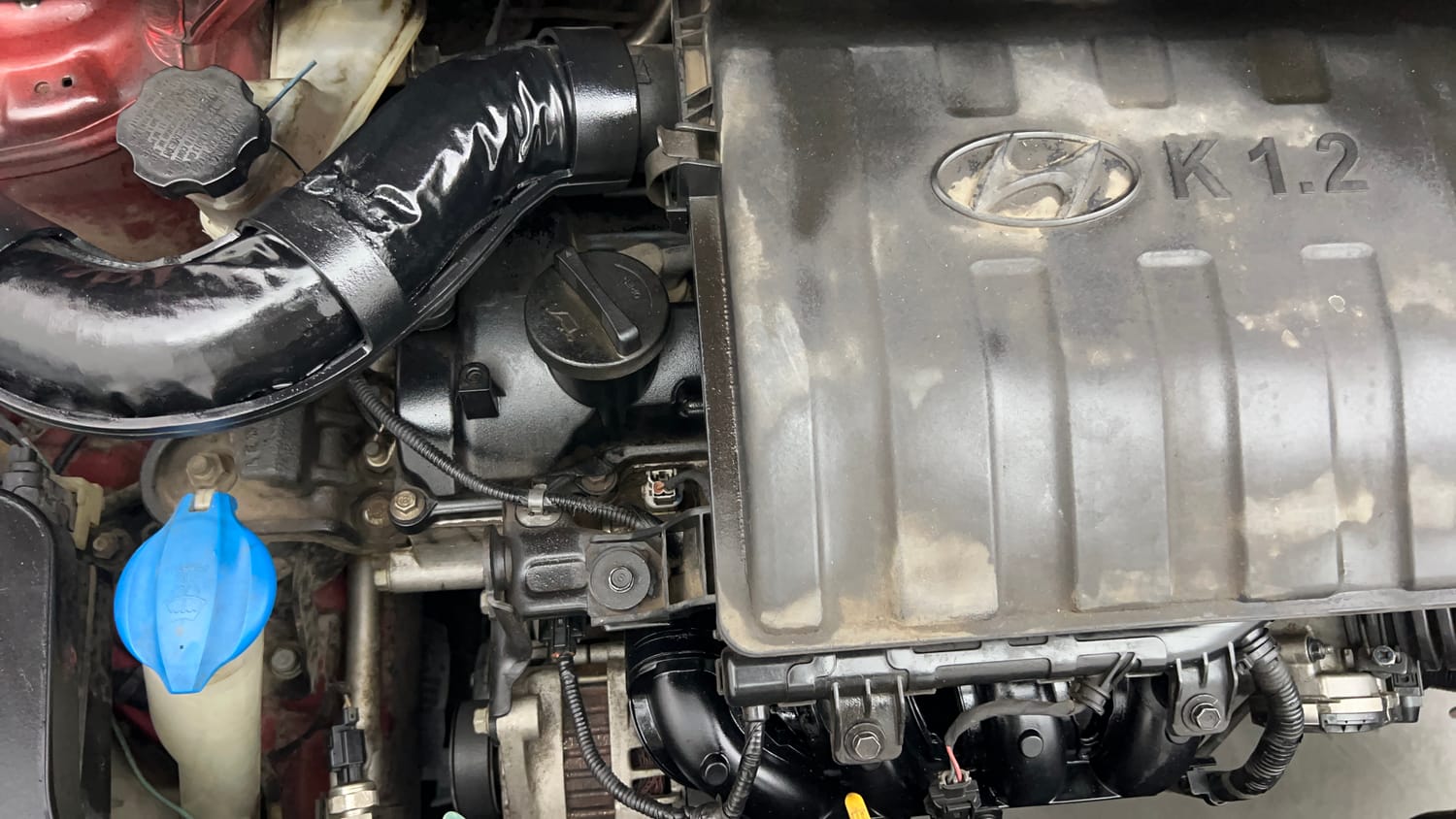 Used 2018 Hyundai Grand i10 Asta 1.2 Kappa VTVT Petrol Manual engine ENGINE RIGHT SIDE VIEW