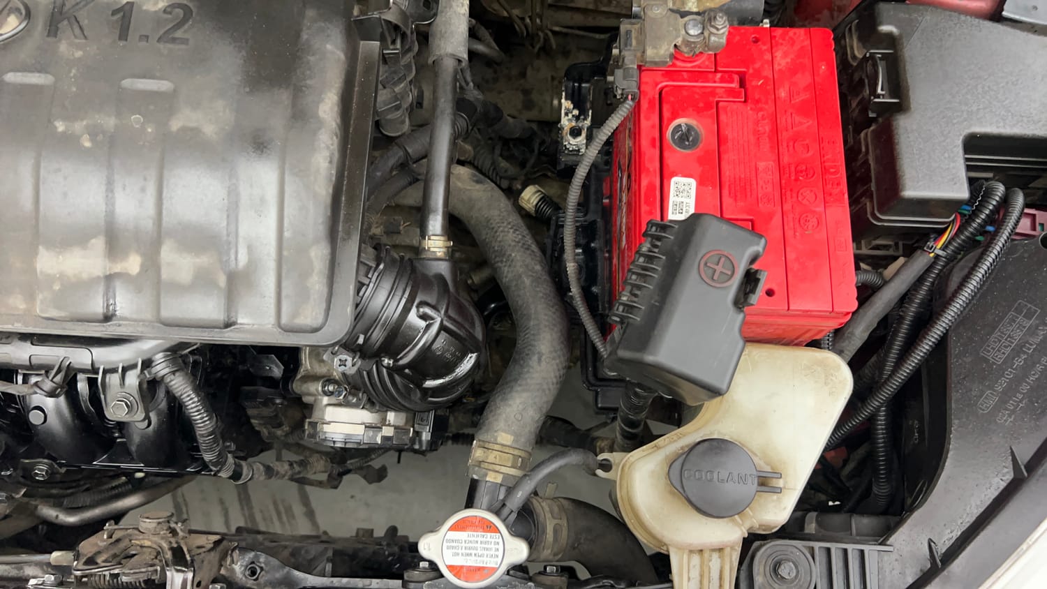 Used 2018 Hyundai Grand i10 Asta 1.2 Kappa VTVT Petrol Manual engine ENGINE LEFT SIDE VIEW