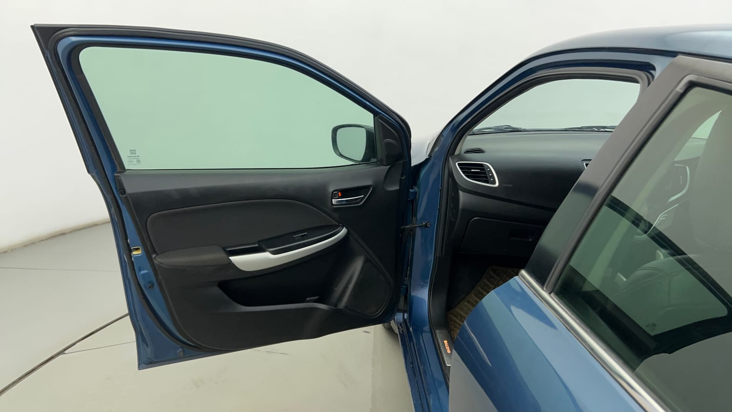 Used 2018 Maruti Suzuki Baleno Zeta 1.2 AT Petrol Automatic interior LEFT FRONT DOOR OPEN VIEW
