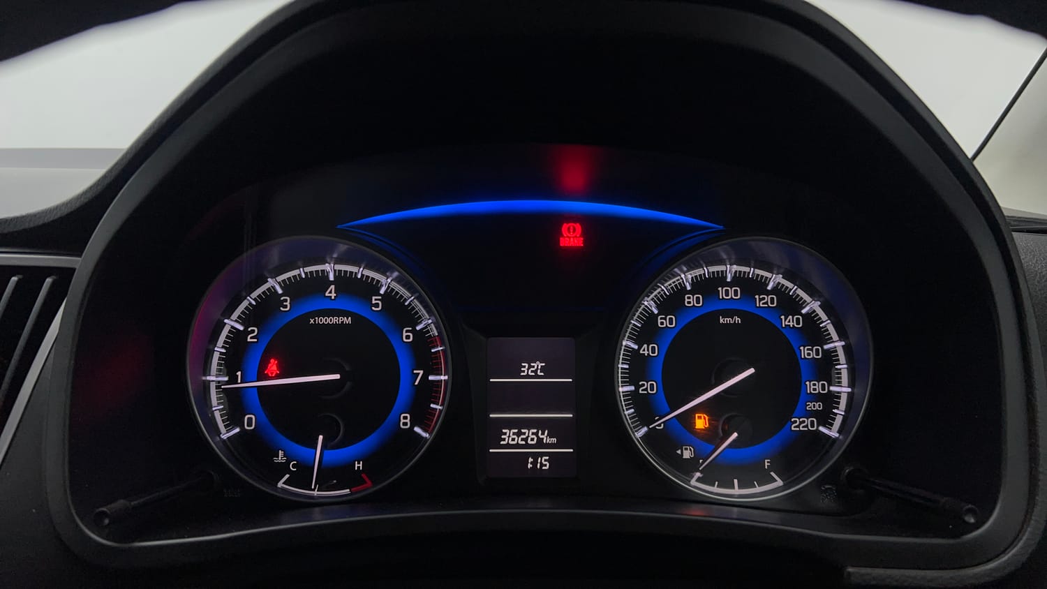 Used 2021 Maruti Suzuki Baleno Delta Petrol Manual interior CLUSTERMETER VIEW