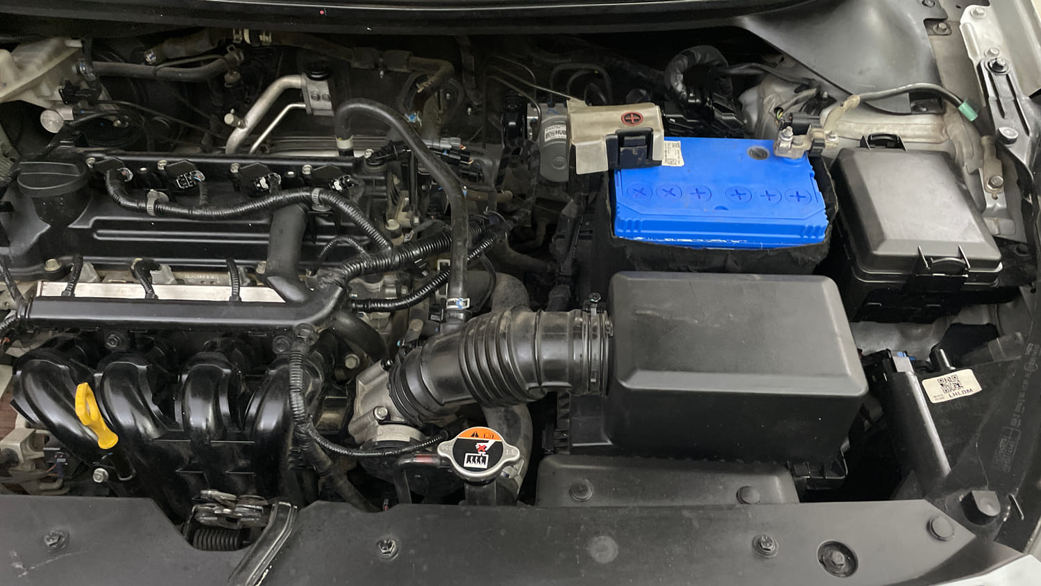 Used 2019 Hyundai Elite i20 Sportz Plus 1.2 Petrol Manual engine ENGINE LEFT SIDE VIEW