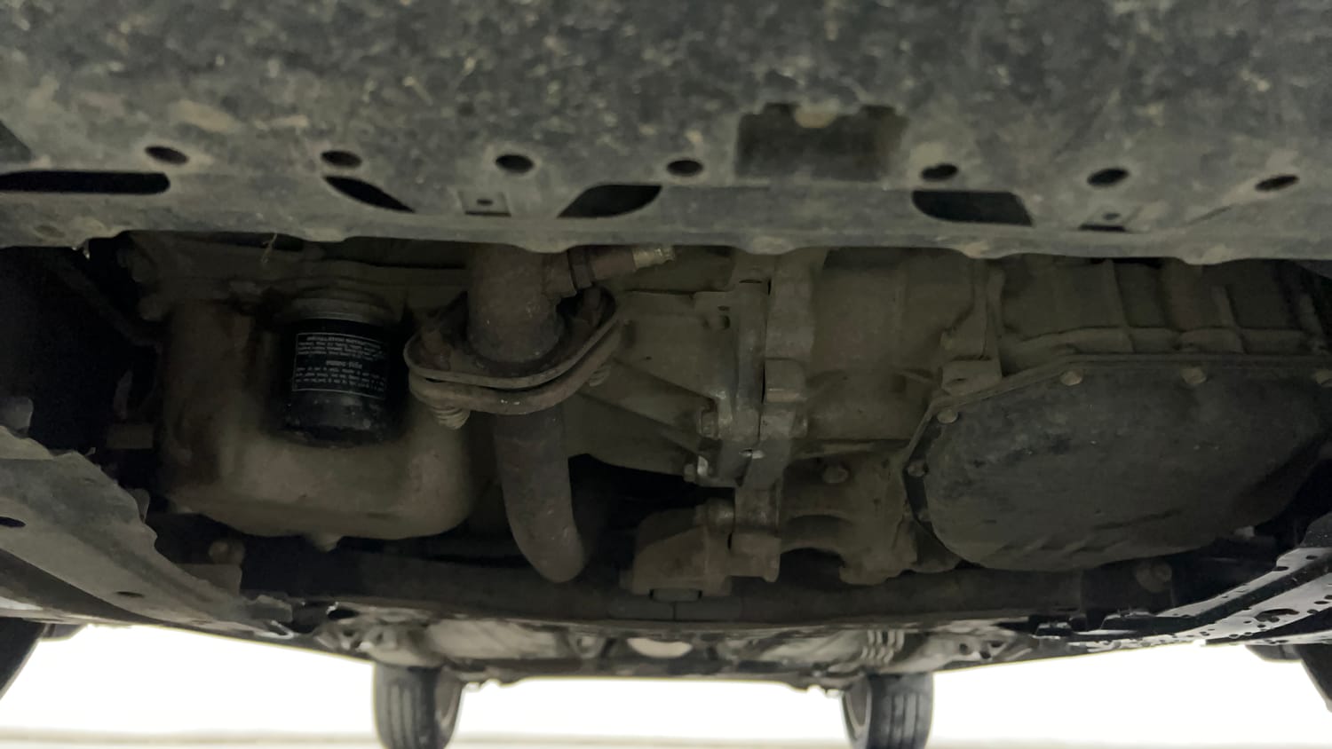 Used 2018 Maruti Suzuki Baleno Zeta 1.2 AT Petrol Automatic extra FRONT LEFT UNDERBODY VIEW