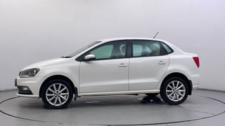 Used 2018 Volkswagen Ameo Highline1.2L Plus (P) 16 Alloy Petrol Manual exterior LEFT SIDE VIEW
