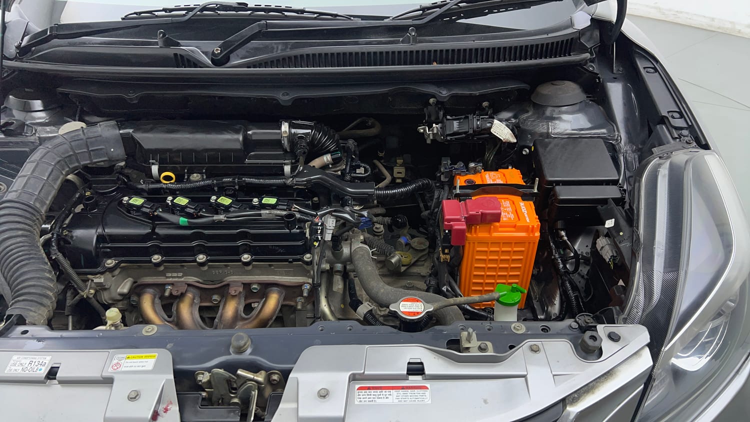 Used 2021 Maruti Suzuki Baleno Delta Petrol Manual engine ENGINE LEFT SIDE VIEW