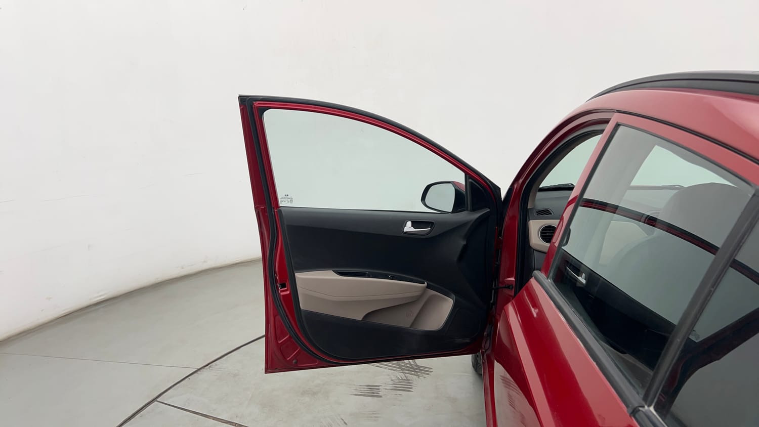 Used 2018 Hyundai Grand i10 Asta 1.2 Kappa VTVT Petrol Manual interior LEFT FRONT DOOR OPEN VIEW