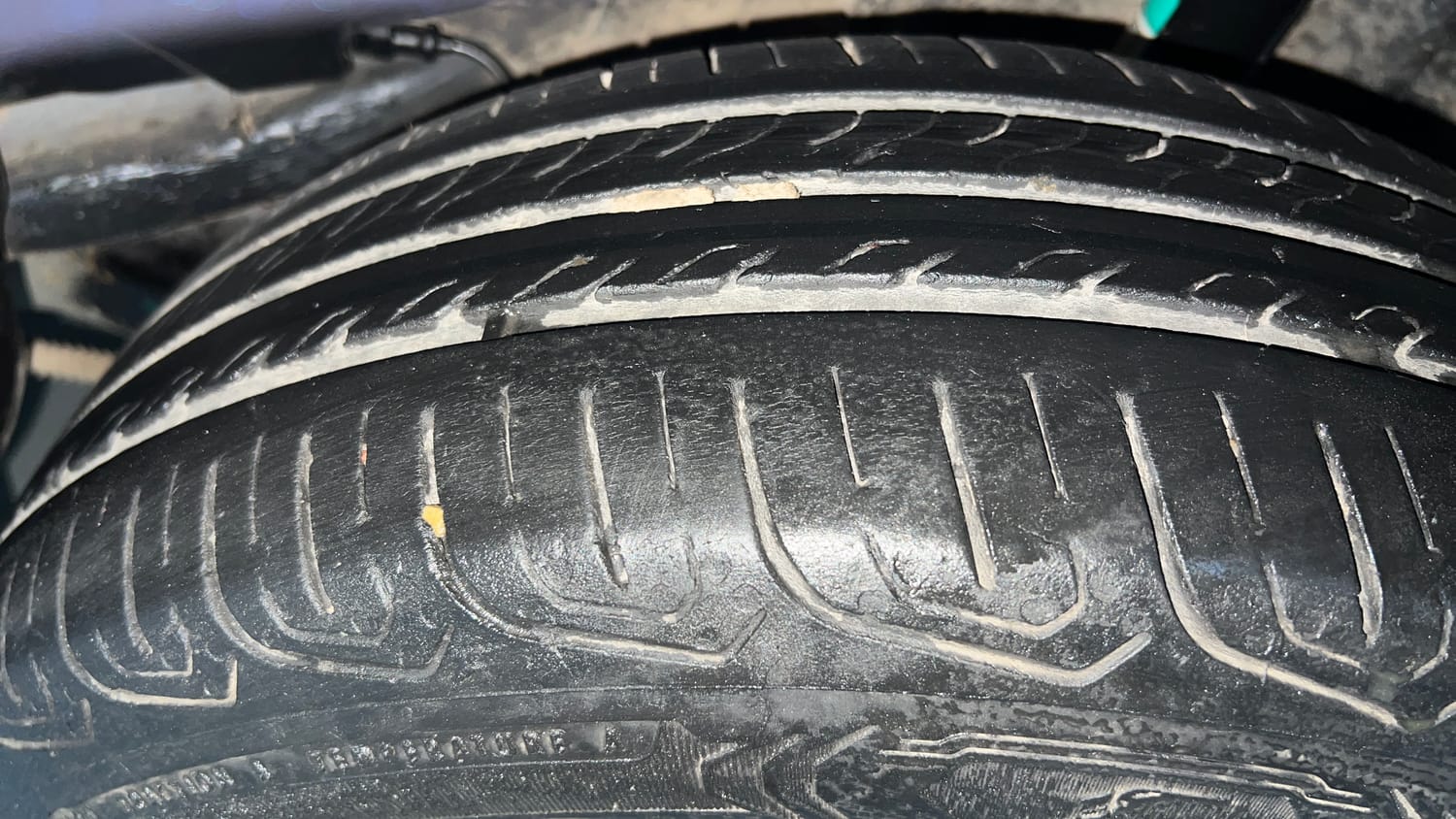 Used 2022 Tata Tigor XZ CNG Cng Manual tyres LEFT REAR TYRE TREAD VIEW