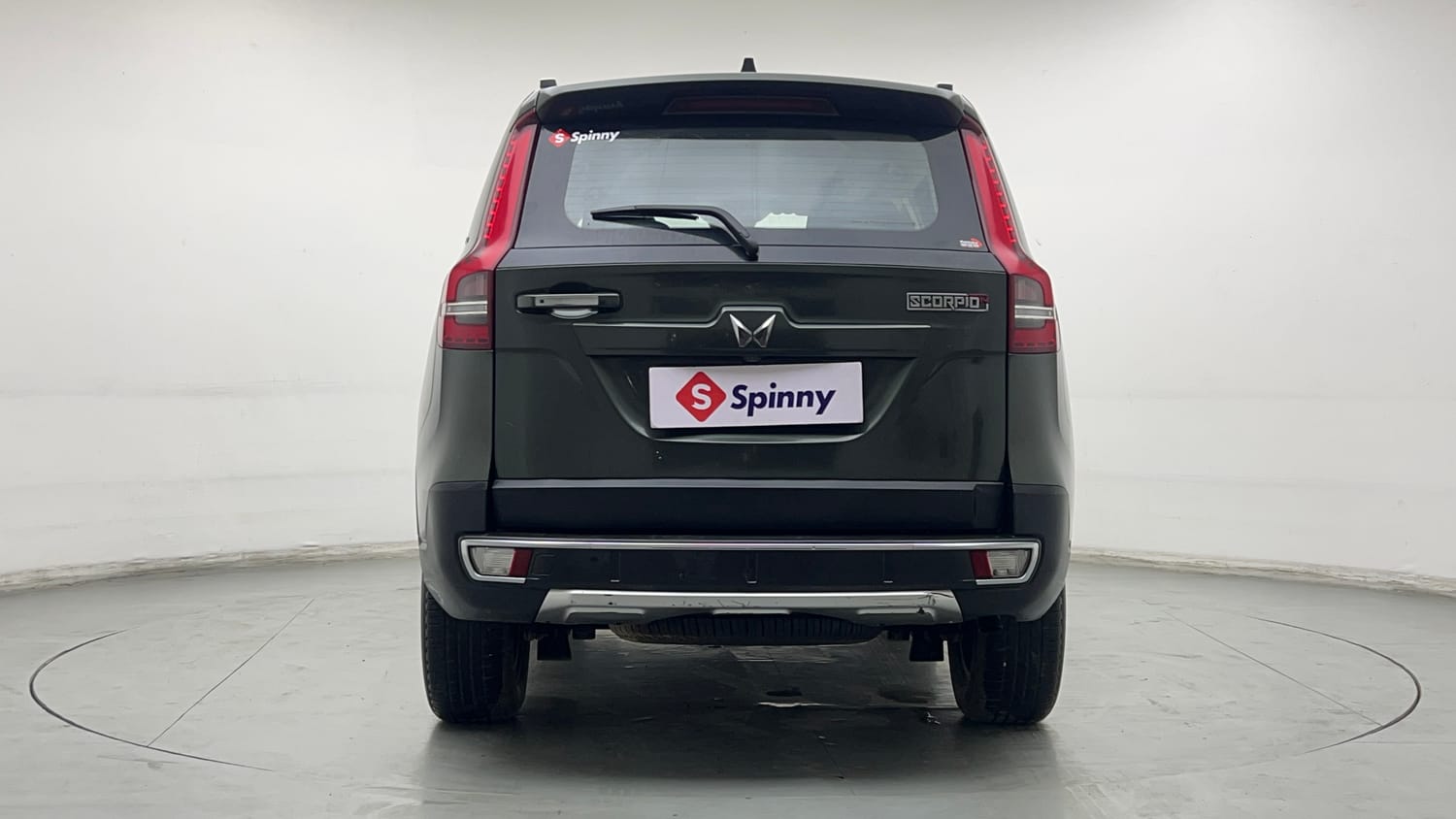 Used 2023 Mahindra Scorpio N Z8 Petrol AT 7 STR Petrol Automatic exterior BACK VIEW