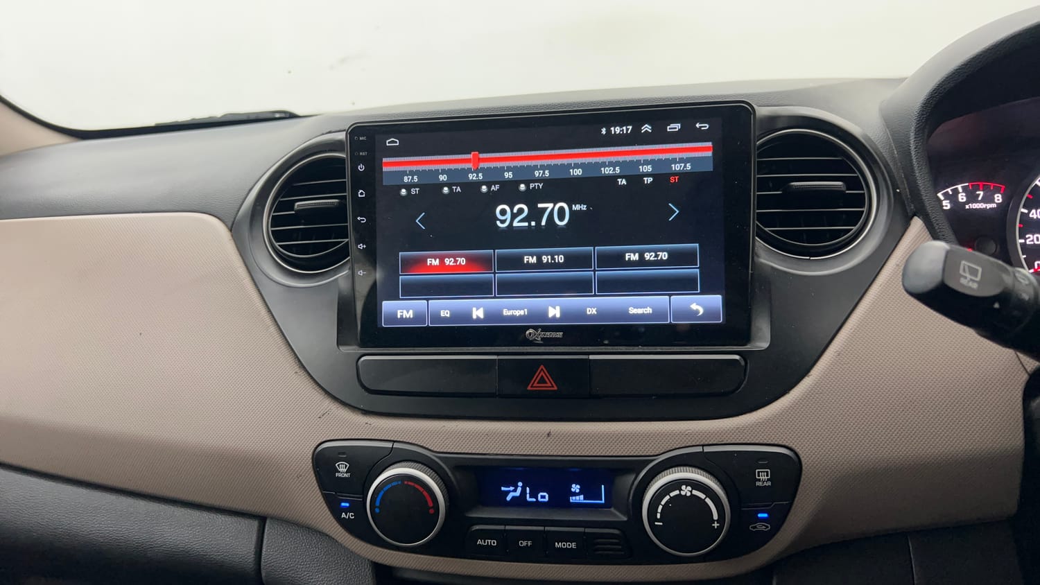 Used 2018 Hyundai Grand i10 Asta 1.2 Kappa VTVT Petrol Manual interior MUSIC SYSTEM & AC CONTROL VIEW