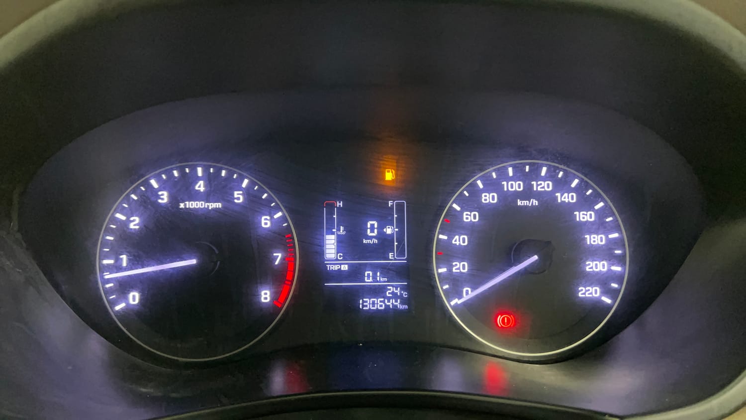 Used 2017 Hyundai Elite i20 Magna 1.2 Petrol Manual interior CLUSTERMETER VIEW
