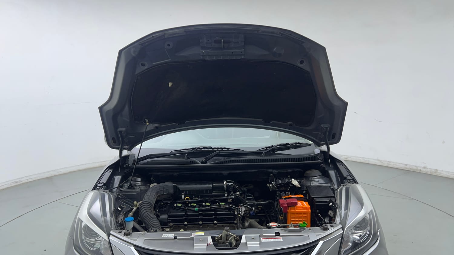 Used 2021 Maruti Suzuki Baleno Delta Petrol Manual engine ENGINE & BONNET OPEN FRONT VIEW