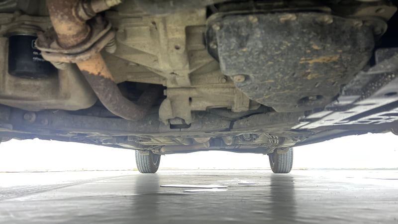Used 2020 Maruti Suzuki New Ertiga ZXi AT Petrol Automatic extra FRONT LEFT UNDERBODY VIEW