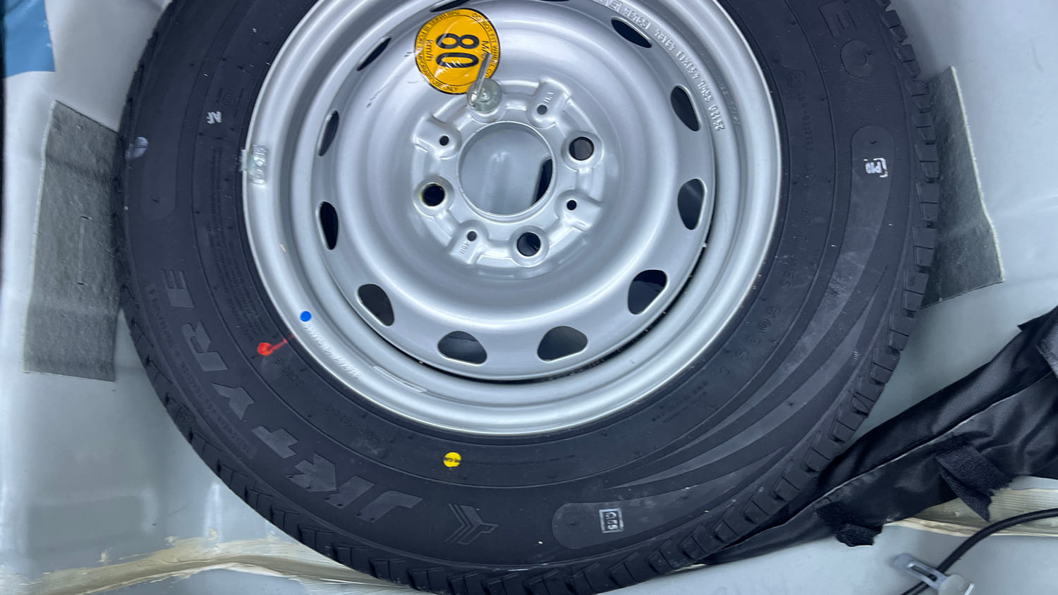Used 2026 Tata Tiago XE Petrol Manual tyres SPARE TYRE VIEW