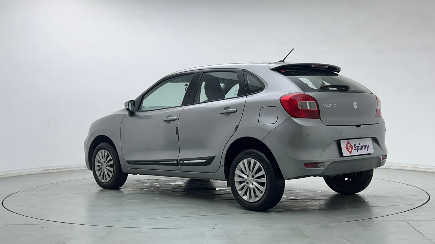 Used 2021 Maruti Suzuki Baleno Delta Petrol Manual exterior LEFT REAR CORNER VIEW