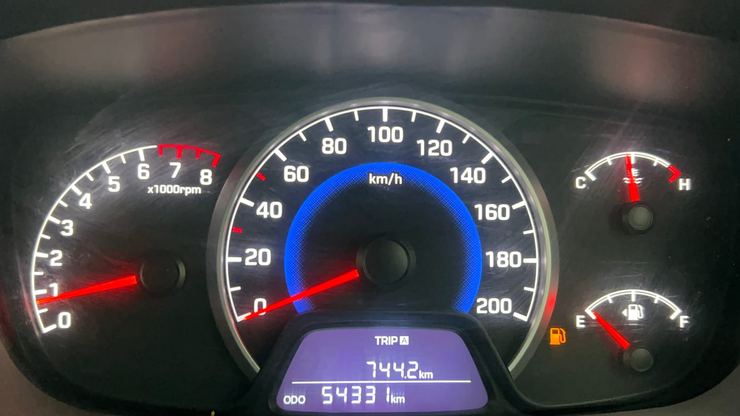Used 2018 Hyundai Grand i10 Asta 1.2 Kappa VTVT Petrol Manual interior CLUSTERMETER VIEW