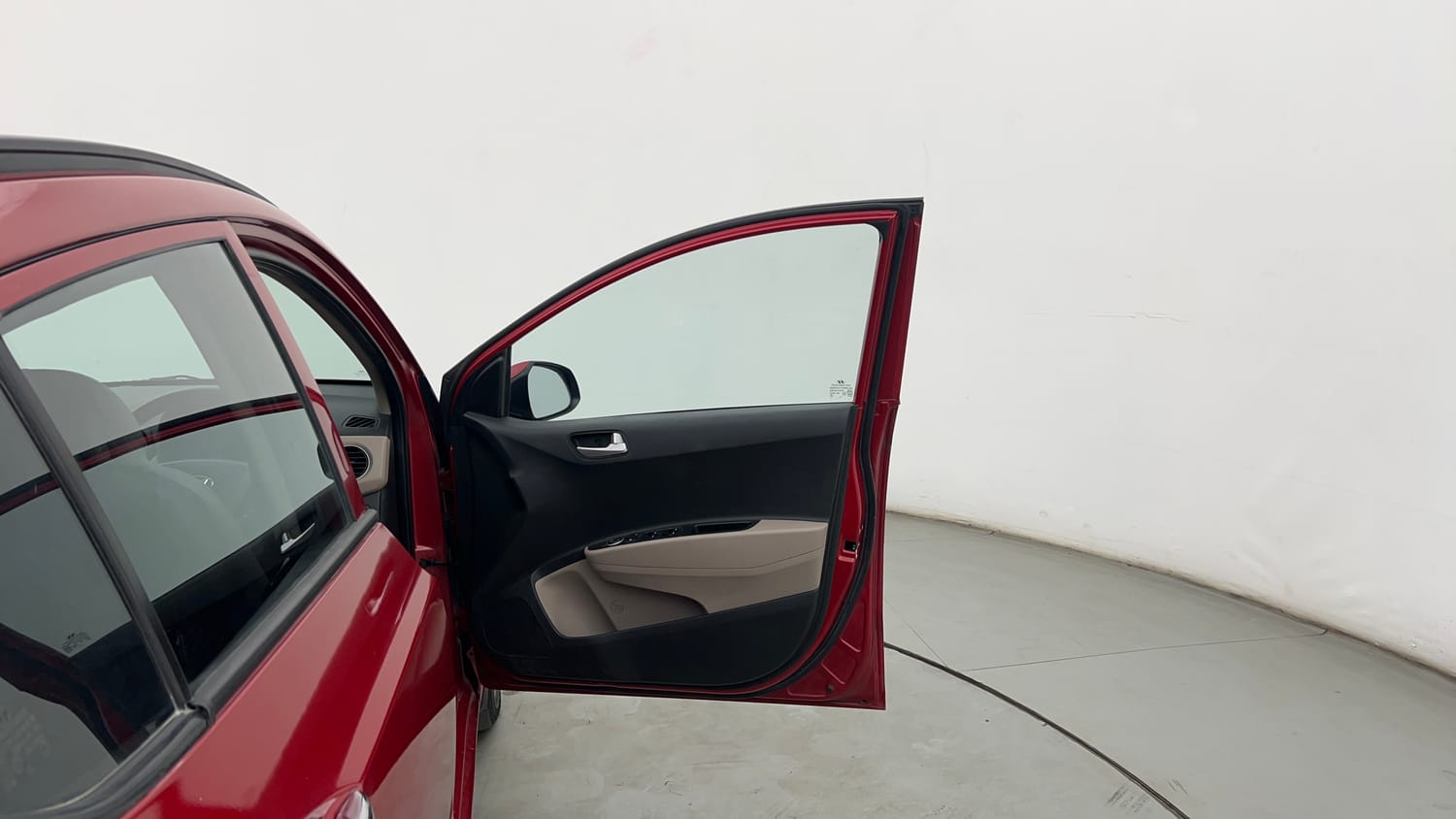 Used 2018 Hyundai Grand i10 Asta 1.2 Kappa VTVT Petrol Manual interior RIGHT FRONT DOOR OPEN VIEW